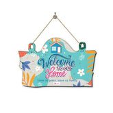 Welcome to Our Home Printed Wall Hanging